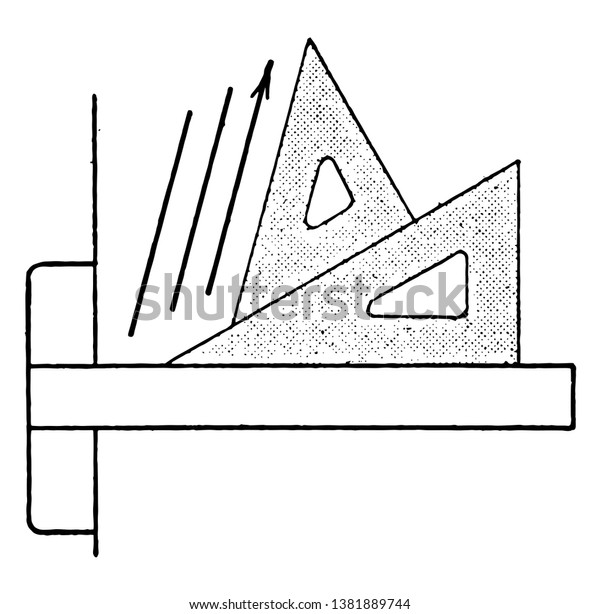 Triangle Set 75 Degrees 15 Degrees Stock Vector Royalty Free