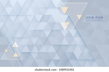 Triangle shape abstract background. Vector illustration.