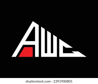 Dreiecksform AWC-Logo-Design
