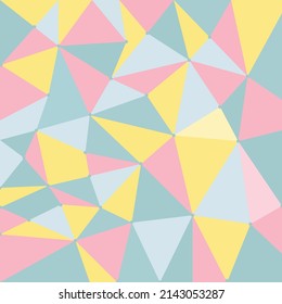 Fondo de forma triangular color pastel