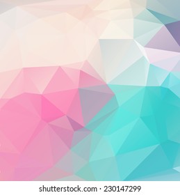 Triangle Shape Background Pastel Color Stock Vector (Royalty Free ...