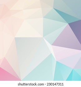 Triangle Shape Background Pastel Color Stock Vector (Royalty Free ...