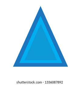 Triangle Shape Blue Stock Vector (Royalty Free) 1336087892 | Shutterstock