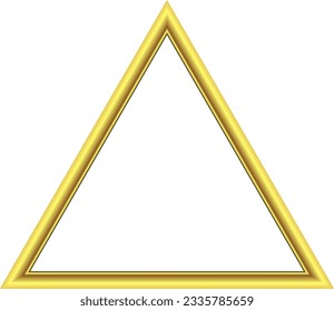 Triangle Shape Gold picture frame luxury golden frame gold border Golden vector framework decorative element template isolated background frame picture wedding frames anniversary new year Christmas