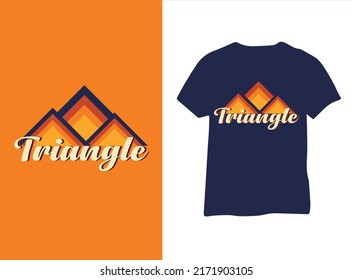 Triangle form men T-Shirt Design 
