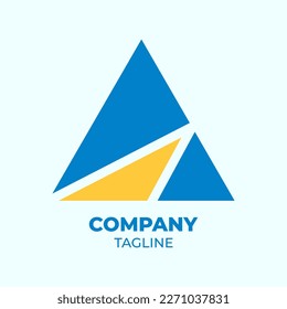 triangle shape premium logo design