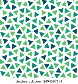 triangle shape seamless pattern, a collection of triangles scattered in monochrome color