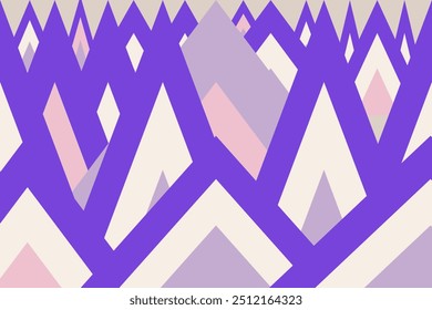 Triangle shape stacked together on background.beautiful striped.modern style,fashion artdesign.