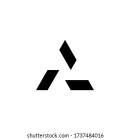 Triangle Shape vector Logo Template Illustration Design Illustration Design