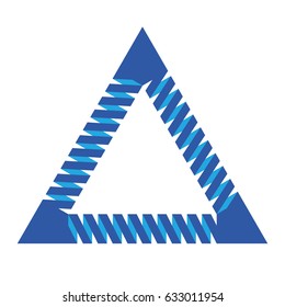 Triangle shaped triangle vector