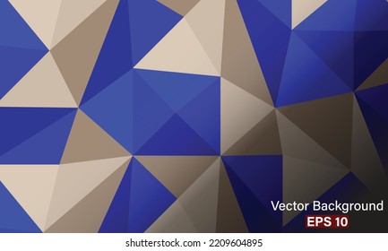 Triangle shapes background two colors wallpaper vector