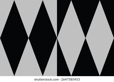 Driehoekvormen en -ontwerpen Zwart en grijs Kleuren Geometrisch patroon Abstracte achtergrond Geometrische achtergrond