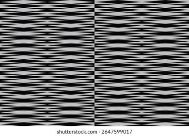 Triângulo Formas e desenhos Cores Preto e Cinza Padrão Geométrico Fundo Abstrato Fundo Geométrico