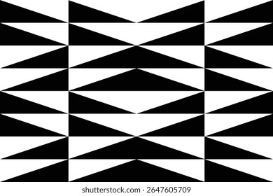 Triangle Shapes and Designs Black and White Colors Geometric Pattern Abstract Background Geometric Background