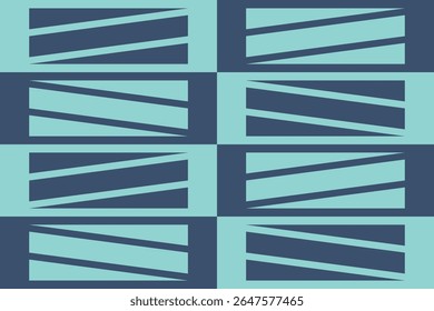 Driehoekvormen en ontwerpen Blauwe kleuren Geometrisch patroon Abstracte achtergrond Geometrische achtergrond