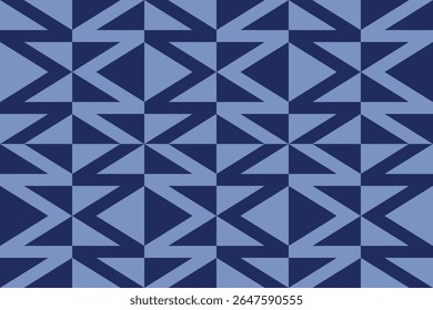 Driehoekvormen en ontwerpen Blauwe kleuren Geometrisch patroon Abstracte achtergrond Geometrische achtergrond