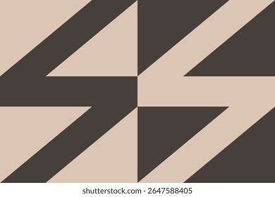 Formes triangulaires et Designs Couleurs marron Motif géométrique Abstrait Arrière-plan géométrique Arrière-plan géométrique