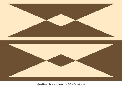 Triângulo Formas e Designs Brown Cores Padrão Geométrico Fundo Abstrato Fundo Geométrico