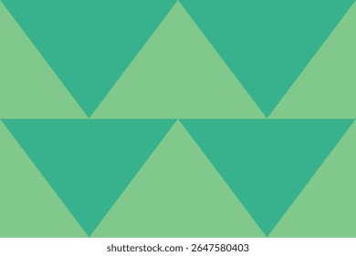 Driehoekvormen en ontwerpen Groene kleuren Geometrisch patroon Abstracte achtergrond Geometrische achtergrond