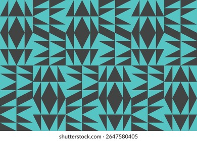 Driehoekvormen en ontwerpen Groene kleuren Geometrisch patroon Abstracte achtergrond Geometrische achtergrond
