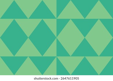 Triângulo Formas e Designs Cores Verdes Padrão Geométrico Fundo Abstrato Fundo Geométrico