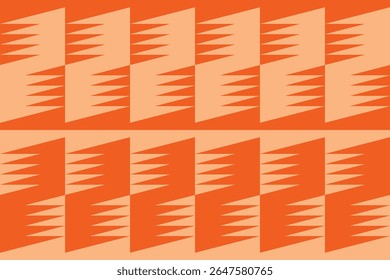 Driehoekvormen en ontwerpen Oranje Kleuren Geometrisch Patroon Abstracte achtergrond Geometrische achtergrond