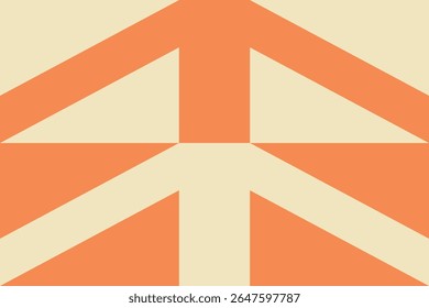 Formas y Diseños de triángulo Colores naranjas Patrón geométrico Fondo Abstractas Fondo geométrico