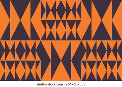 Triangle Shapes and Designs Orange Colors Geometric Pattern Abstract Background Geometric Background