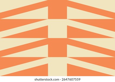 Triângulo Formas e Designs Cor Laranja Padrão Geométrico Fundo Abstrato Plano de Fundo Geométrico