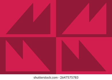 Driehoekvormen en ontwerpen Rode kleuren Geometrisch patroon Abstracte achtergrond Geometrische achtergrond