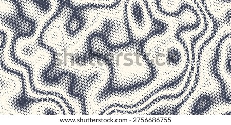 Triangle Shapes Vector Abstract Geometric Technology Background. Radial Composition Halftone Frame Triangular Retro Simple Pattern. Minimal Style Dynamic Tech Wallpaper