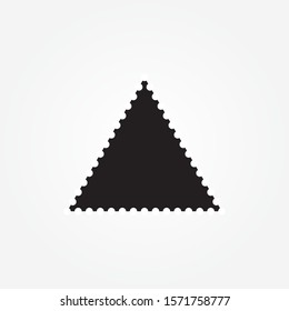 triangle sign icon design vector illustration