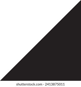 Triangle silhouette icon with rounded corners. Triangle shape. Vector.