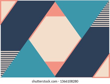 Triangle Simple Backgroun - Poster, Leflet..