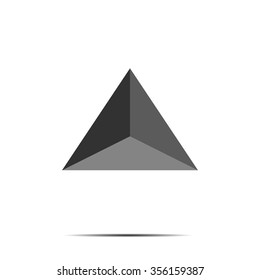 Triangle simple logo  design   business company  identity