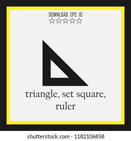 triangle sketch vector icon