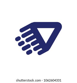 Triangle speed Logo Vector