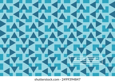 Triangle and Square Shapes and Designs Green and Light Green Colors Geometric Pattern Abstract Pattern Seamless Pattern