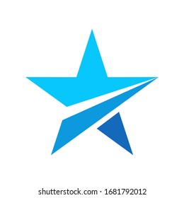 Triangle Star Arrow Business Company  Vector Logo Design