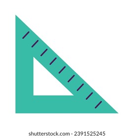 Triangle Stationery Tool Vector Illustration