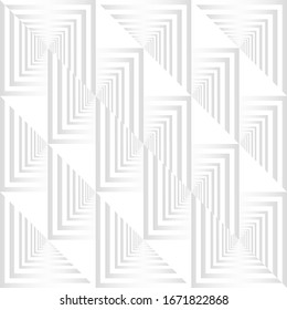 Triangle Stripe oblique Muster, Art Stil kann in Cover Design, Buchdesign, Poster, CD-Cover, Flyer, Website-Hintergründe verwendet werden. Weiß abstrakte geometrische. Illustration.
