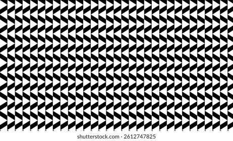 Triangle stripe pattern on black background. Abstract background with white stripes triangle pattern.