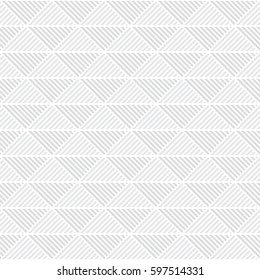 Triangle stripe Seamless Pattern white