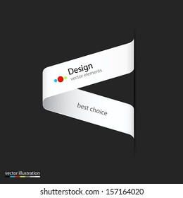 Triangle stripe site element.
