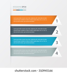 triangle Styles Modern infographics banner.
