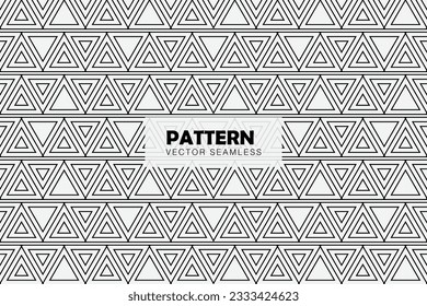 Triangle subtle lines geometric shape seamless vector repeating pattern