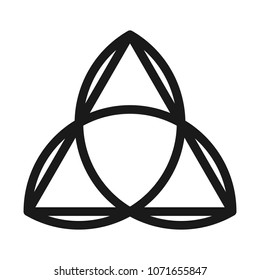 Triangle symbol. Icon. Logo. Vector eps 10.