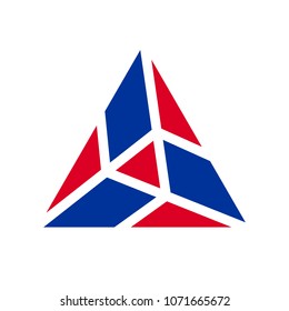 Triangle symbol. Icon. Logo. Vector eps 10.
