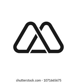 Triangle symbol. Icon. Logo. Vector eps 10.
