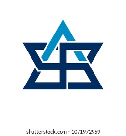 Triangle symbol.  Icon. Logo. vector eps 10.